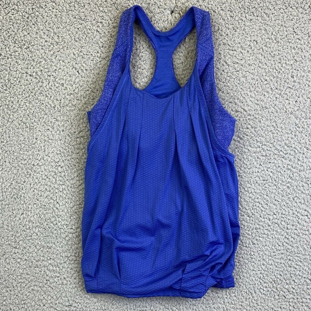 Ivivva by Lululemon Girls‎ Tank Sz 8 Blue Racerback Athletic
